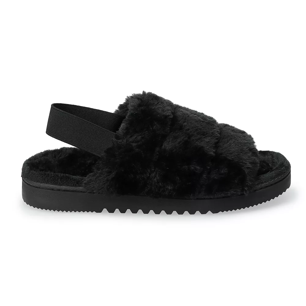 Women's Sonoma Goods For Life® Faux Fur Slide Slipper with Backstrap 5 Women's Sonoma Goods For Life® Faux Fur Slide Slipper with Backstrap - Image 5
