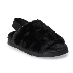 Women's Sonoma Goods For LifeĀ® Faux Fur Slide Slipper with Backstrap
