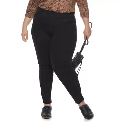 Plus Size Sonoma Goods For LifeĀ® Comfortable Favorite Mid-Rise Jeggings
