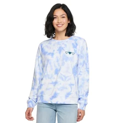 Women's Sonoma Goods For Life® Everyday Crewneck Sweatshirt -Sonoma Shop 4974237 Blue Dye Heart