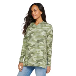 Maternity Sonoma Goods For Life® Side Slit Nursing Hoodie -Sonoma Shop 5177488 Camo