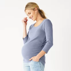 Maternity Sonoma Goods For Life® Essential Scoopneck Tee