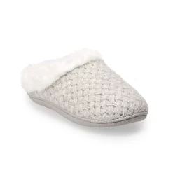 Women's Sonoma Goods For LifeĀ® Cozy Knit Clog Marled Basket Weave Slippers