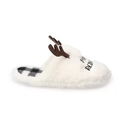 Woman's Jammies For Your Families® Reindeer Slippers -Sonoma Shop 5743900 ALT