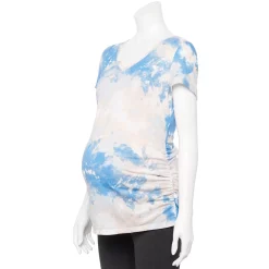 Maternity Sonoma Goods For Life® Essential V-Neck Tee -Sonoma Shop 6120474 Blue Dye